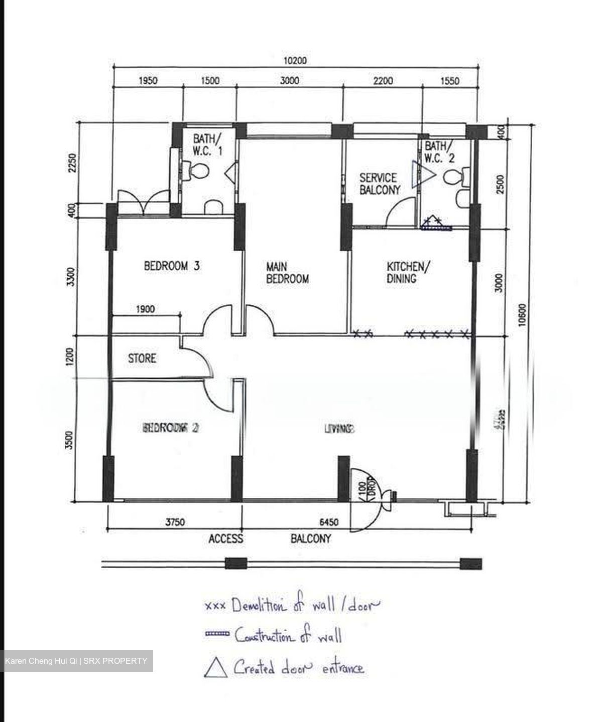 Blk 742 Tampines Green Vale (Tampines), HDB 4 Rooms #618947671